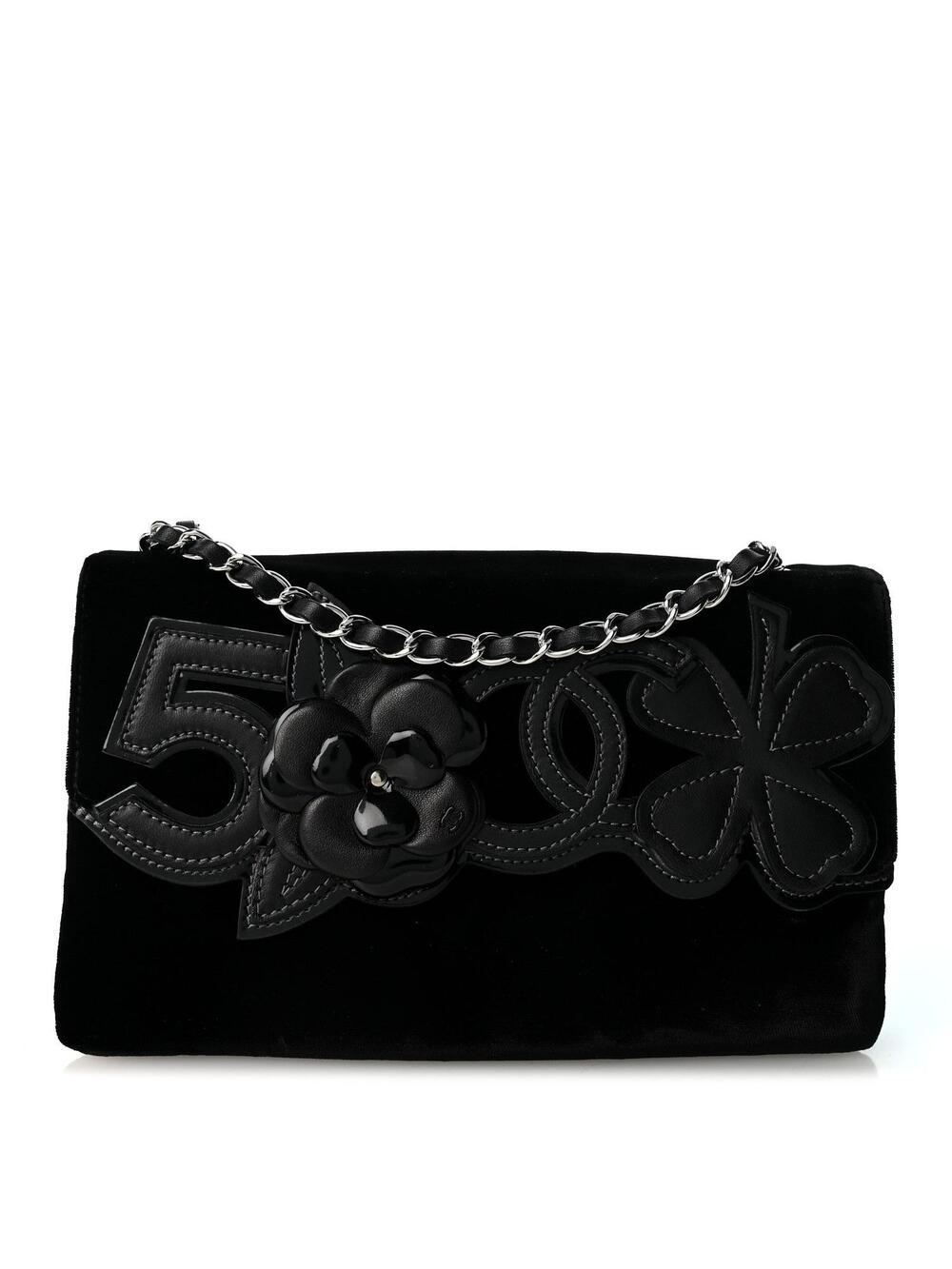 Chanel Velvet Lambskin Camellia No. 5 #368161C12B